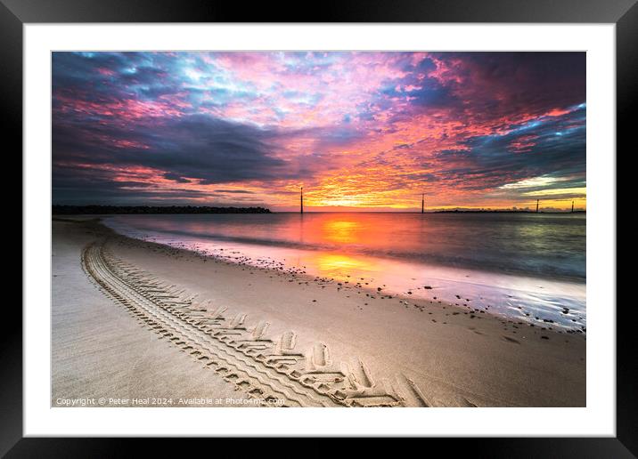 Sea Palling Sunrise Framed Mounted Print by Peter Heal