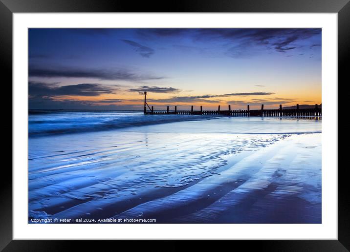 First Light Framed Mounted Print by Peter Heal