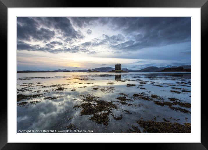 Castle Stalker Framed Mounted Print by Peter Heal