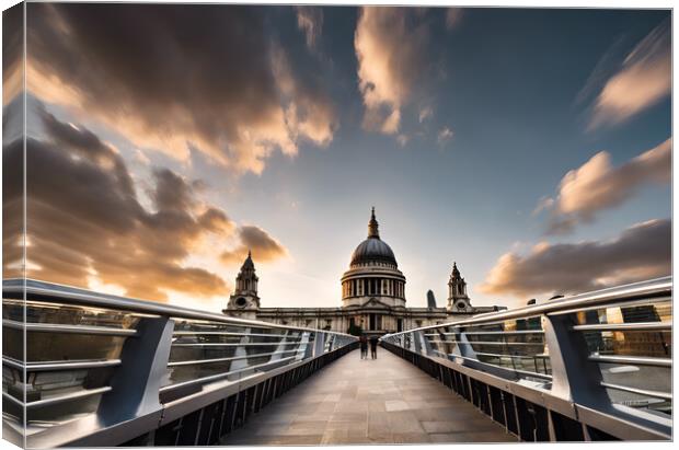 St Pauls Cathedral Canvas Print by Picture Wizard