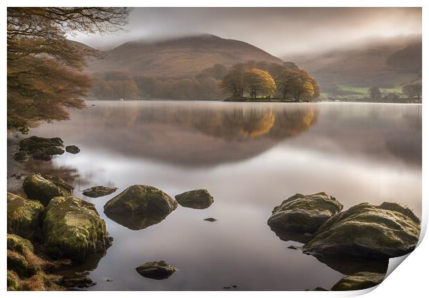 Coniston Water Print by Picture Wizard