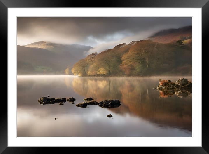 Coniston Water Framed Mounted Print by Picture Wizard