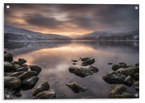 Coniston Water Acrylic by Picture Wizard