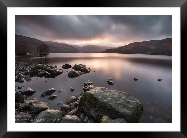 Coniston Water Framed Mounted Print by Picture Wizard