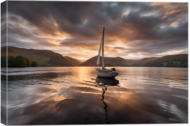 Ullswater Canvas Print by Picture Wizard