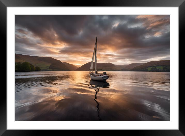 Ullswater Framed Mounted Print by Picture Wizard