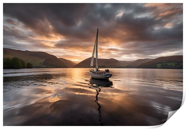 Ullswater Print by Picture Wizard