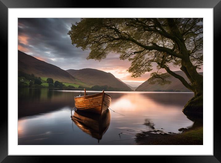 Ullswater Framed Mounted Print by Picture Wizard
