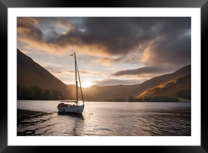 Ullswater Sunrise Framed Mounted Print by Picture Wizard
