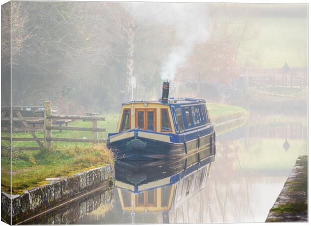 Serene Waterways Escape Canvas Print by Colin Allen