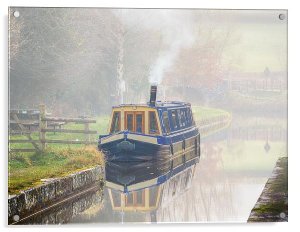 Serene Waterways Escape Acrylic by Colin Allen