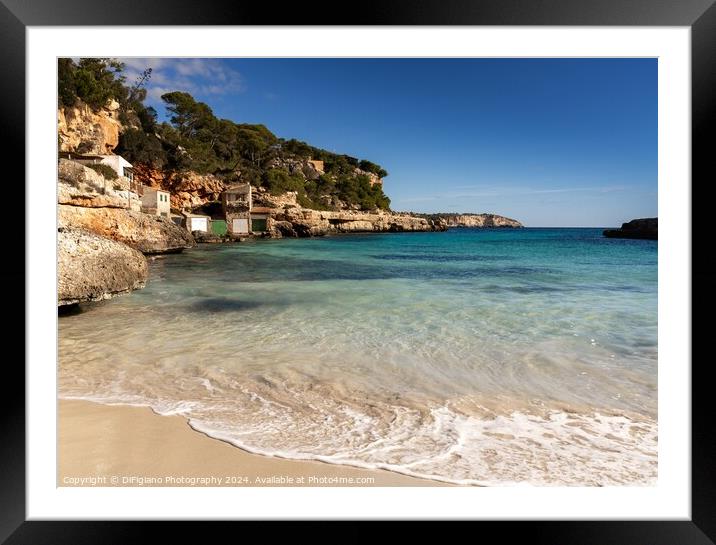 Cala Llombards Framed Mounted Print by DiFigiano Photography