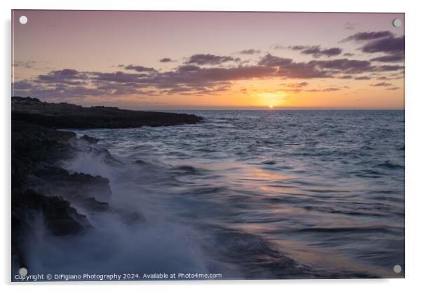 Cap de Ses Salines Sunrise Acrylic by DiFigiano Photography
