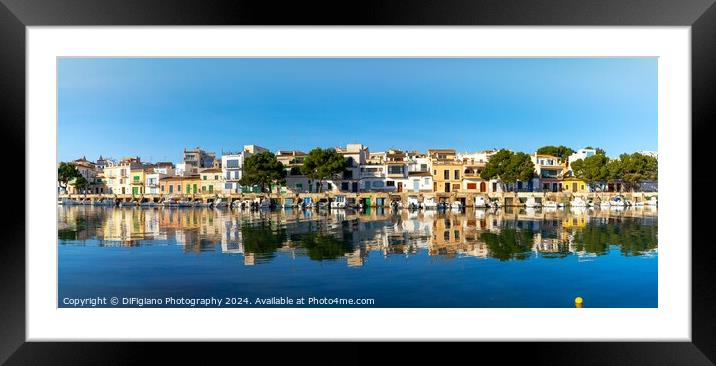 Portocolom Cityscape Framed Mounted Print by DiFigiano Photography