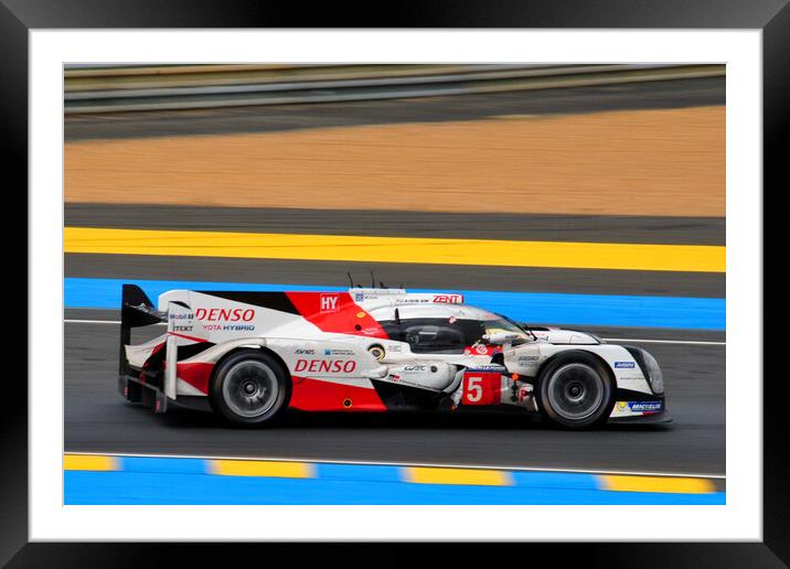 Toyota TS050-Hybrid Sports Car Framed Mounted Print by Andy Evans Photos