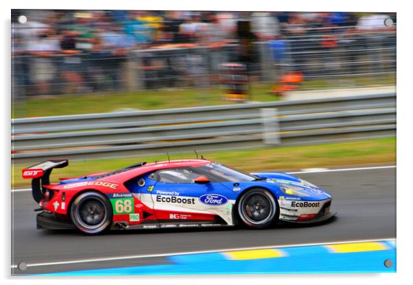 Ford GT Sports Motor Car Acrylic by Andy Evans Photos