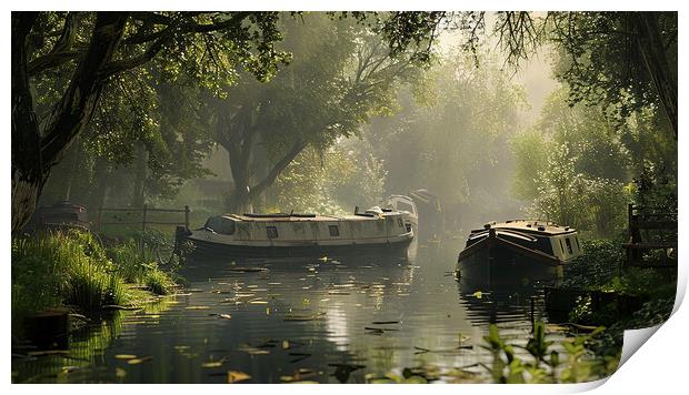 Canal Life Print by Steve Smith