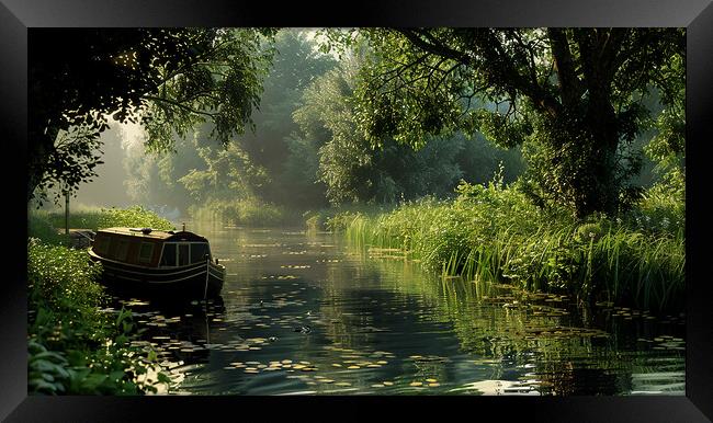 Canal Life Framed Print by Steve Smith