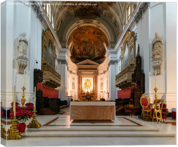 The Palermo Cathedral Canvas Print by DiFigiano Photography