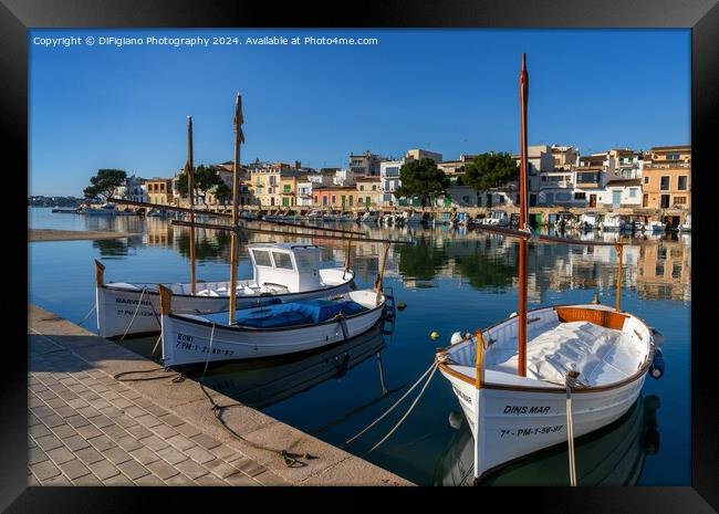 Portocolom Harbour Framed Print by DiFigiano Photography