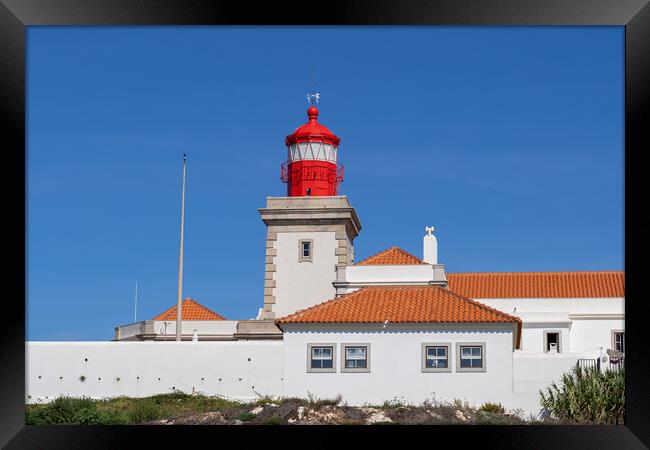 Cabo da Roca Lighthouse in Portugal Framed Print by Artur Bogacki
