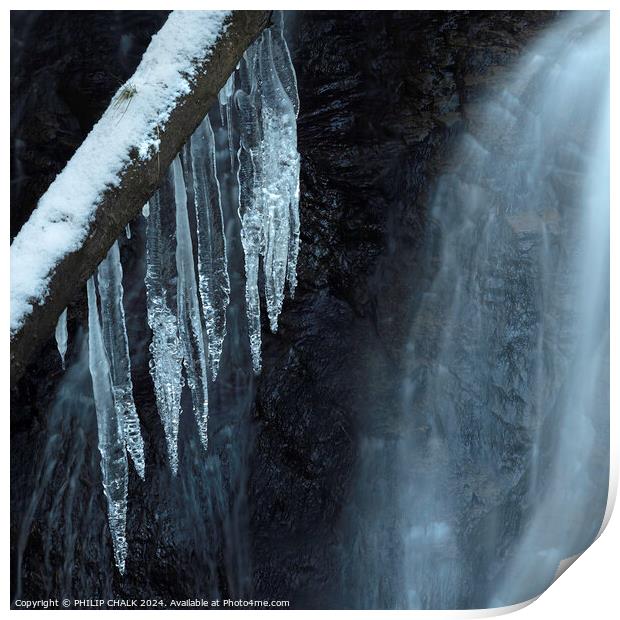 Icicles 1050 Print by PHILIP CHALK