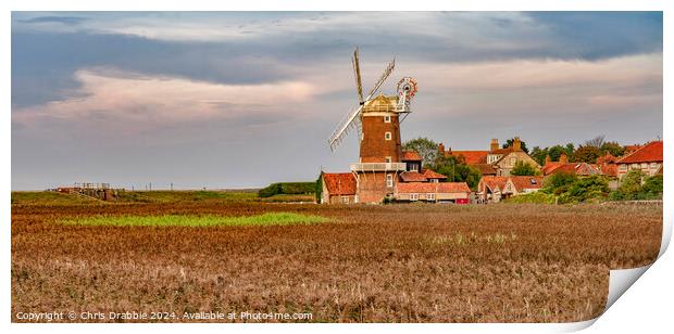 Cley-next-the-Sea , Windmill Print by Chris Drabble