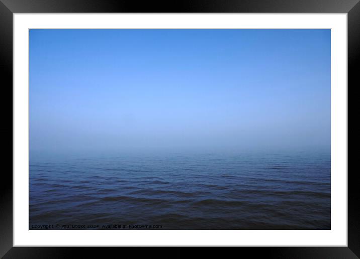 Sea meets sky, Bridlington Framed Mounted Print by Paul Boizot