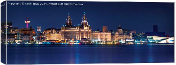 Liverpool waterfront Canvas Print by Kevin Elias