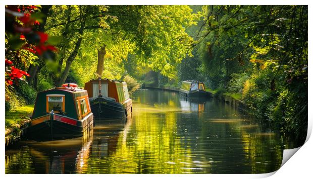 Canal Life Print by Steve Smith