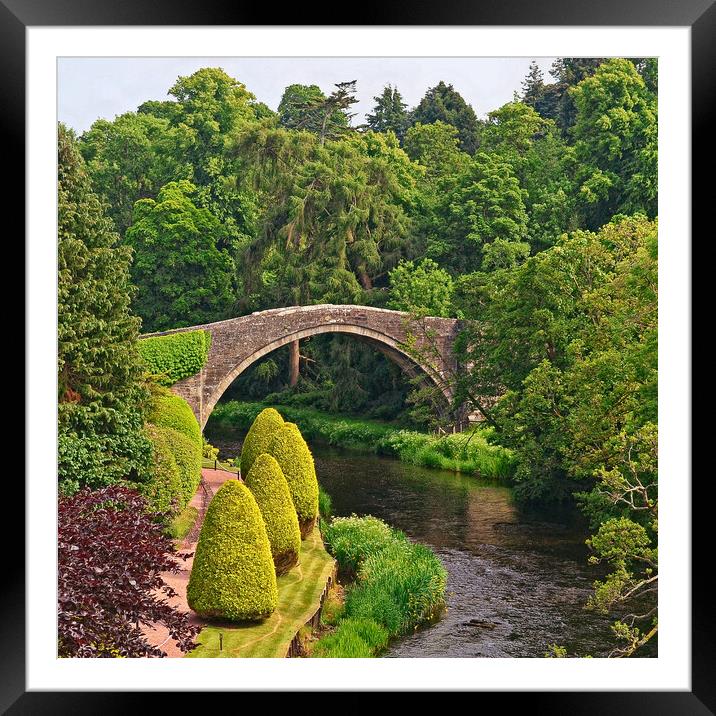 From Robert Burns poetry, Brig o Doon Framed Mounted Print by Allan Durward Photography