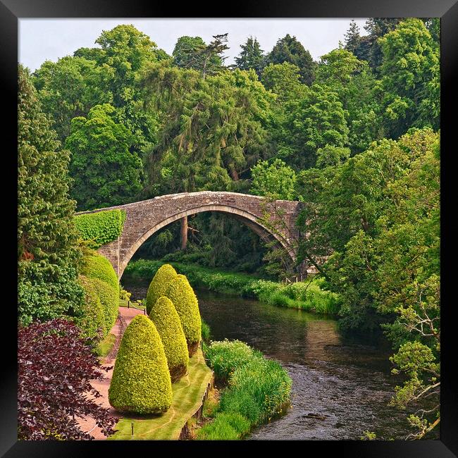From Robert Burns poetry, Brig o Doon Framed Print by Allan Durward Photography