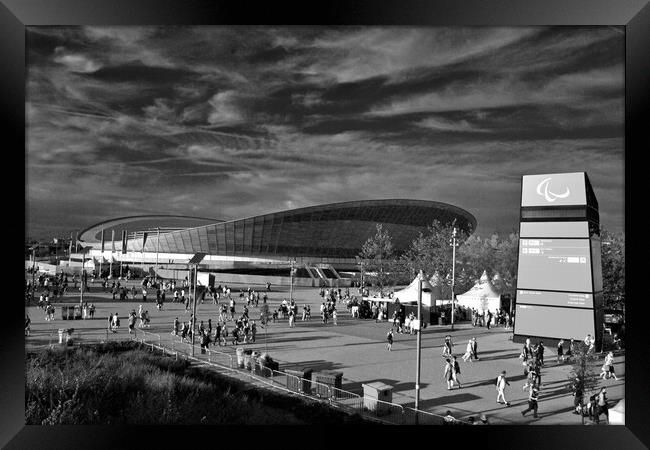 Lee Valley VeloPark 2012 London Olympic Velodrome Framed Print by Andy Evans Photos
