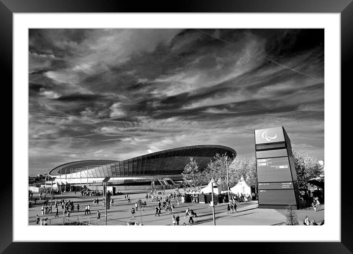 Lee Valley VeloPark 2012 London Olympic Velodrome Framed Mounted Print by Andy Evans Photos