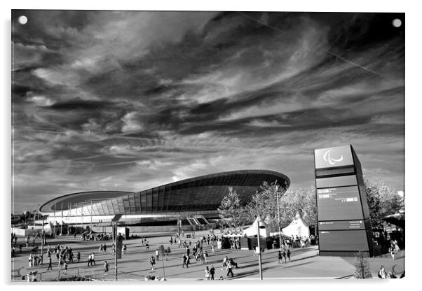 Lee Valley VeloPark 2012 London Olympic Velodrome Acrylic by Andy Evans Photos