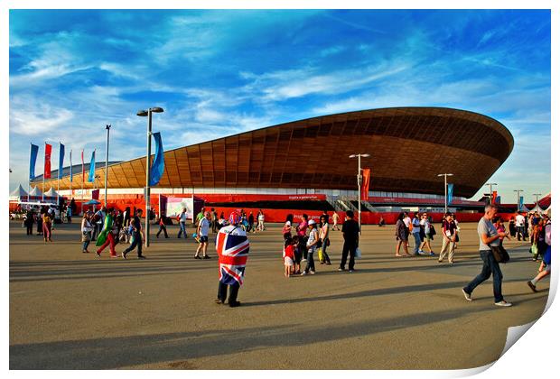 Lee Valley VeloPark 2012 London Olympic Velodrome Print by Andy Evans Photos