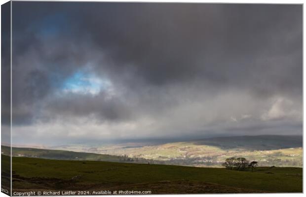 Brightening Up at Middleton in Teesdale Canvas Print by Richard Laidler