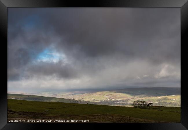 Brightening Up at Middleton in Teesdale Framed Print by Richard Laidler