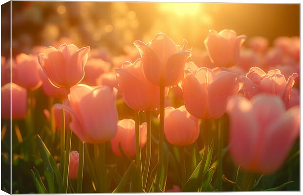 Tulips Canvas Print by T2 