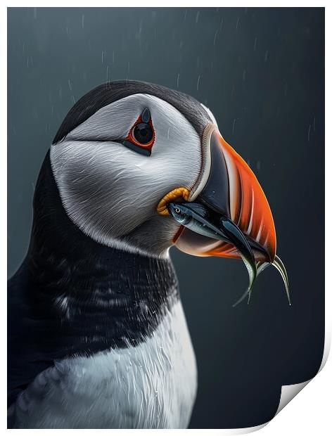 Puffin Print by Steve Smith