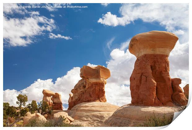 Devils Garden, Escalante Print by Derek Daniel