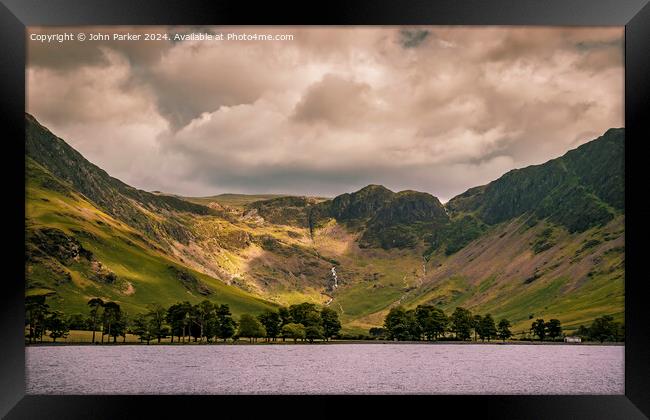 Buttermere in the Lake District, Cumbria Framed Print by John Parker