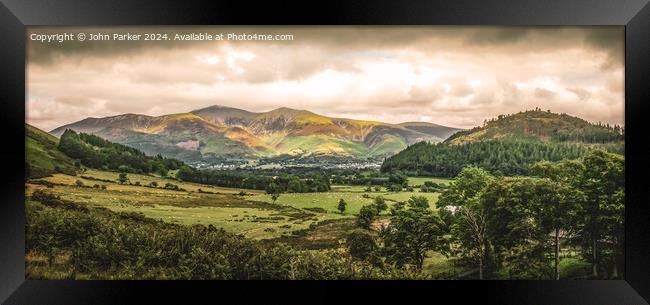 The Lake District, Cumbria Framed Print by John Parker