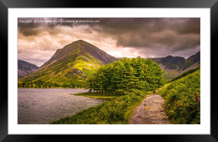Lake District Buttermere Framed Mounted Print by John Parker