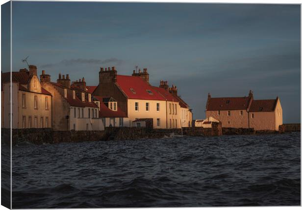 Last Light On Pittenweem Canvas Print by Anthony McGeever
