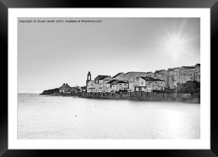 Swanage Peveril Point Framed Mounted Print by Stuart Wyatt