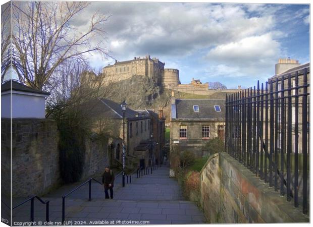 EDINBURGH THE VENNEL Canvas Print by dale rys (LP)