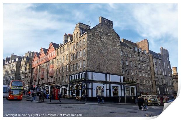 EDINBURGH ROYAL MILE Print by dale rys (LP)