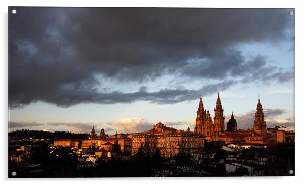 Santiago de Compostela Acrylic by david harding