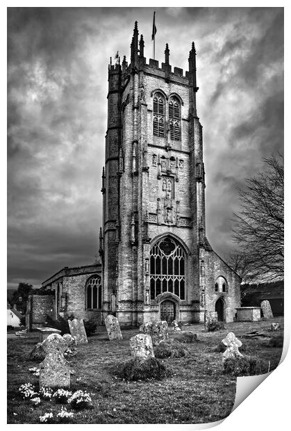St Mary's Church, Beaminster, Dorset   Print by Darren Galpin